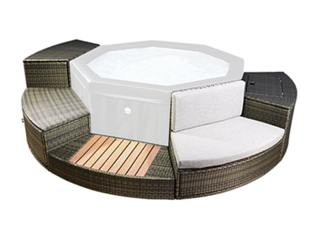 Mobilier pour spa portable semi-rigide Octopus Netspa