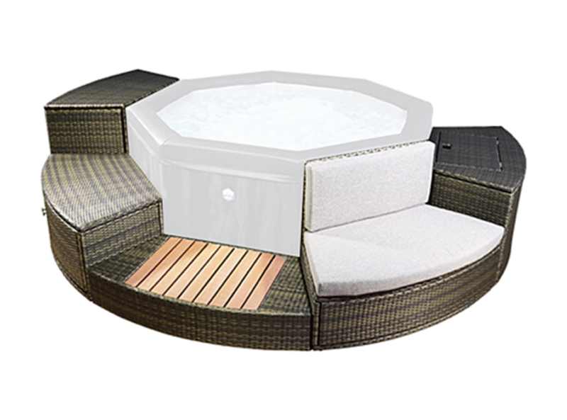 Mobilier pour spa portable semi-rigide Octopus Netspa