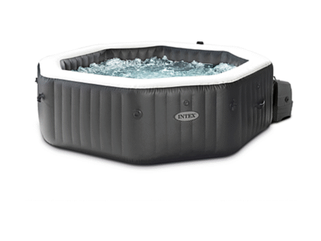 Spa gonflable octogonal Carbone Bulles et Jets 4 places
