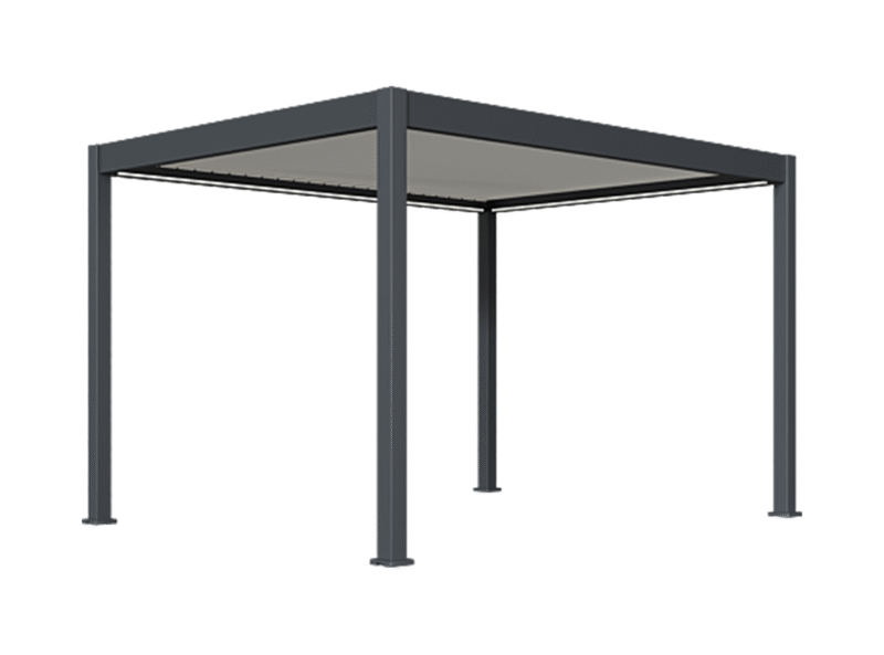 Pergola Ombréa autoportante Anthracite blanc 3x4M