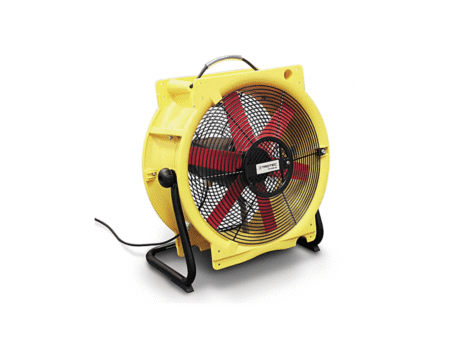 Ventilateur extracteur avec 3 vitesses jaune