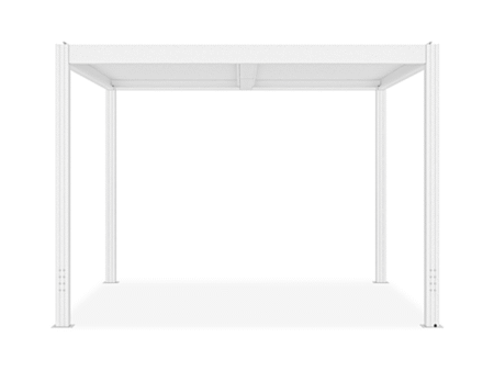 Pergola Bioclimatique SANTA  Aluminium Blanc 300S300
