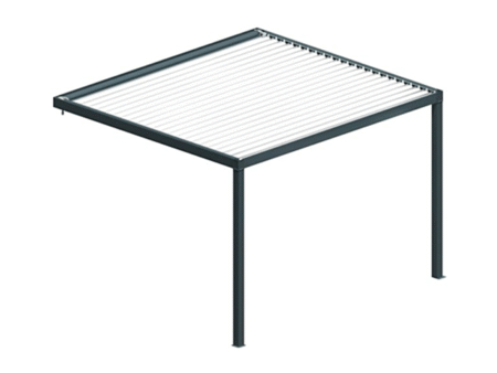 Pergola STYLE Mixte Gris Motorisé 3,00x3,940m