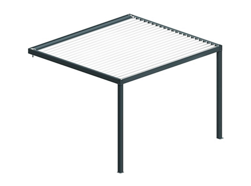 Pergola STYLE Mixte Gris Motorisé 3,00x3,940m