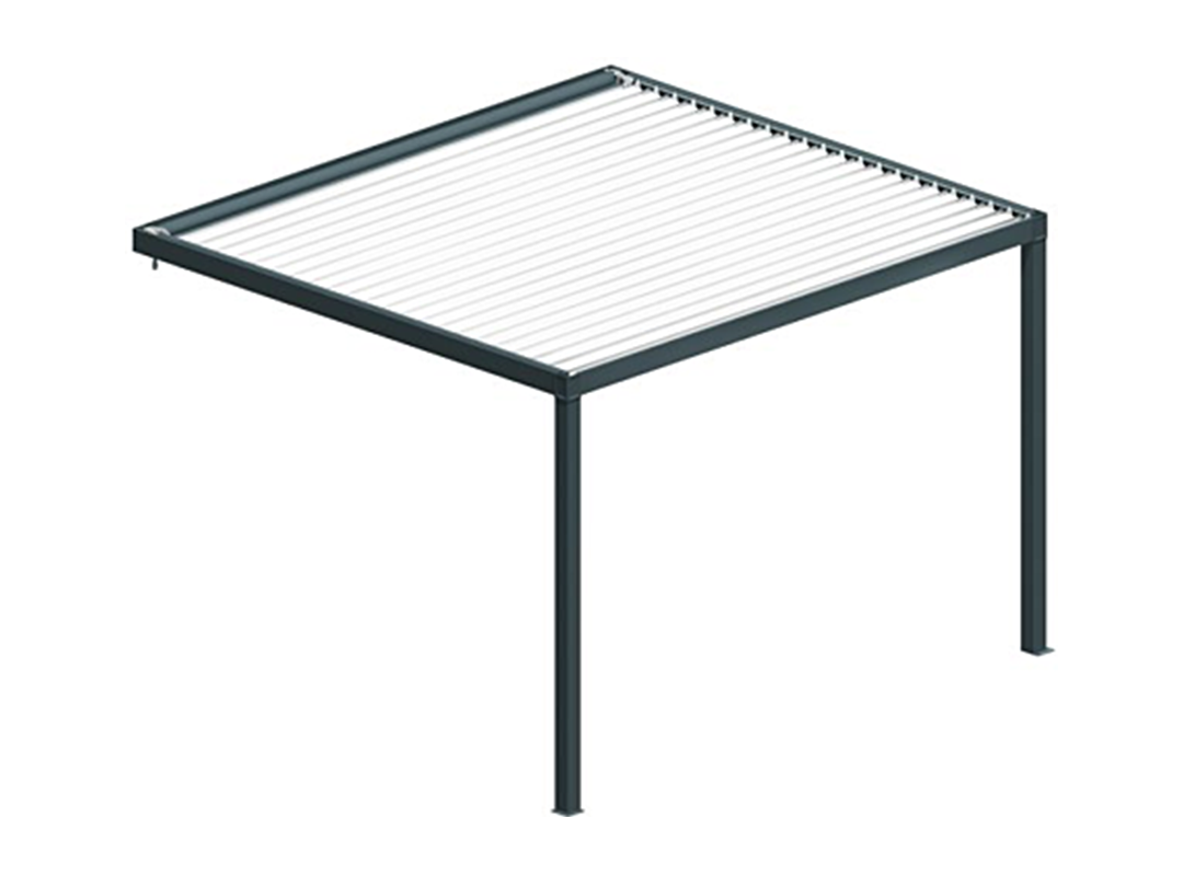 Pergola STYLE Mixte Gris Motorisé 3,00x3,940m
