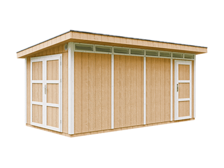 Abri de jardin à base de bois en panneaux LP SmartSide