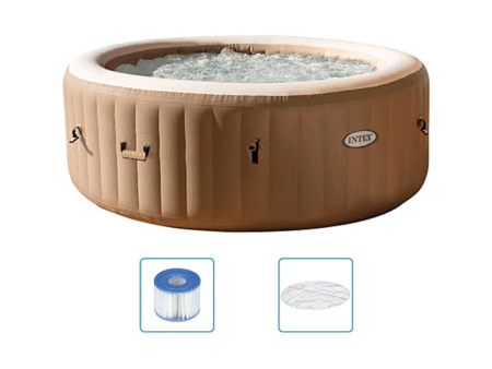 Spa Cuve thermale de massage à bulles ronde intex 800