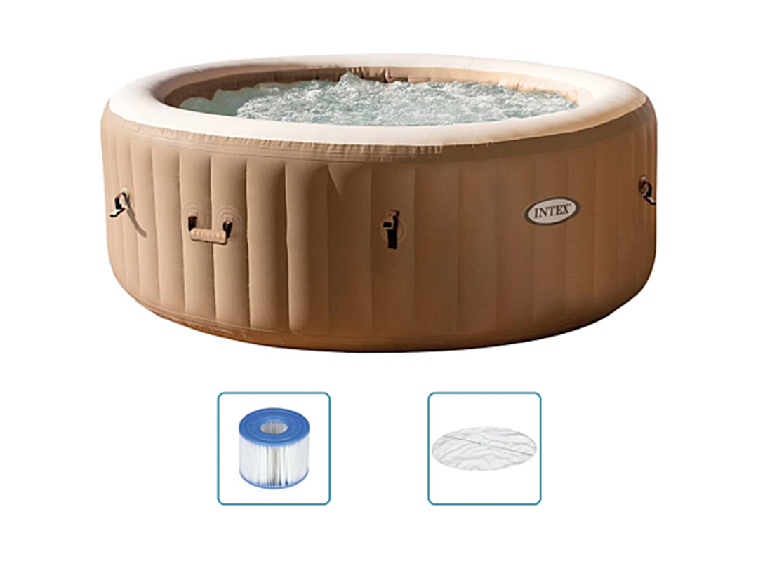 Spa Cuve thermale de massage à bulles ronde intex 800