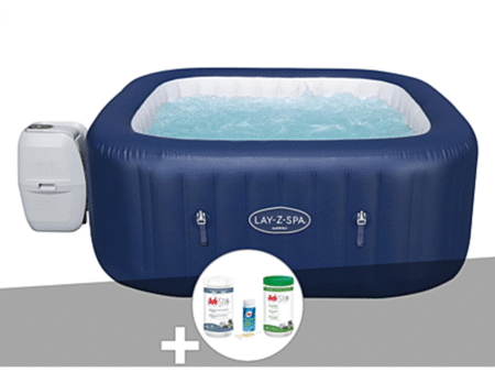 spa gonflable Bestway Hawaii carré Airjet 4/6 places